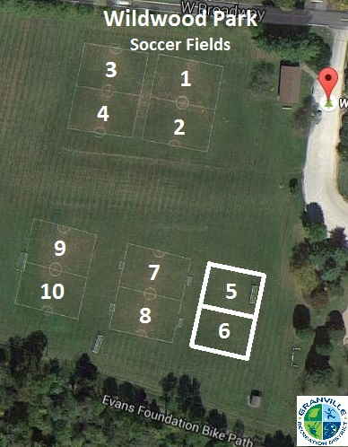 Wildwood Soccer Field Map